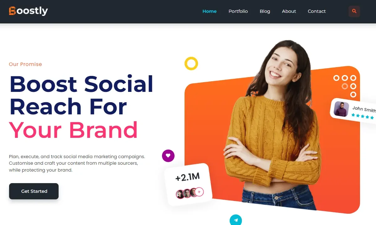boostly-social-media-agency-elementor-template-kit