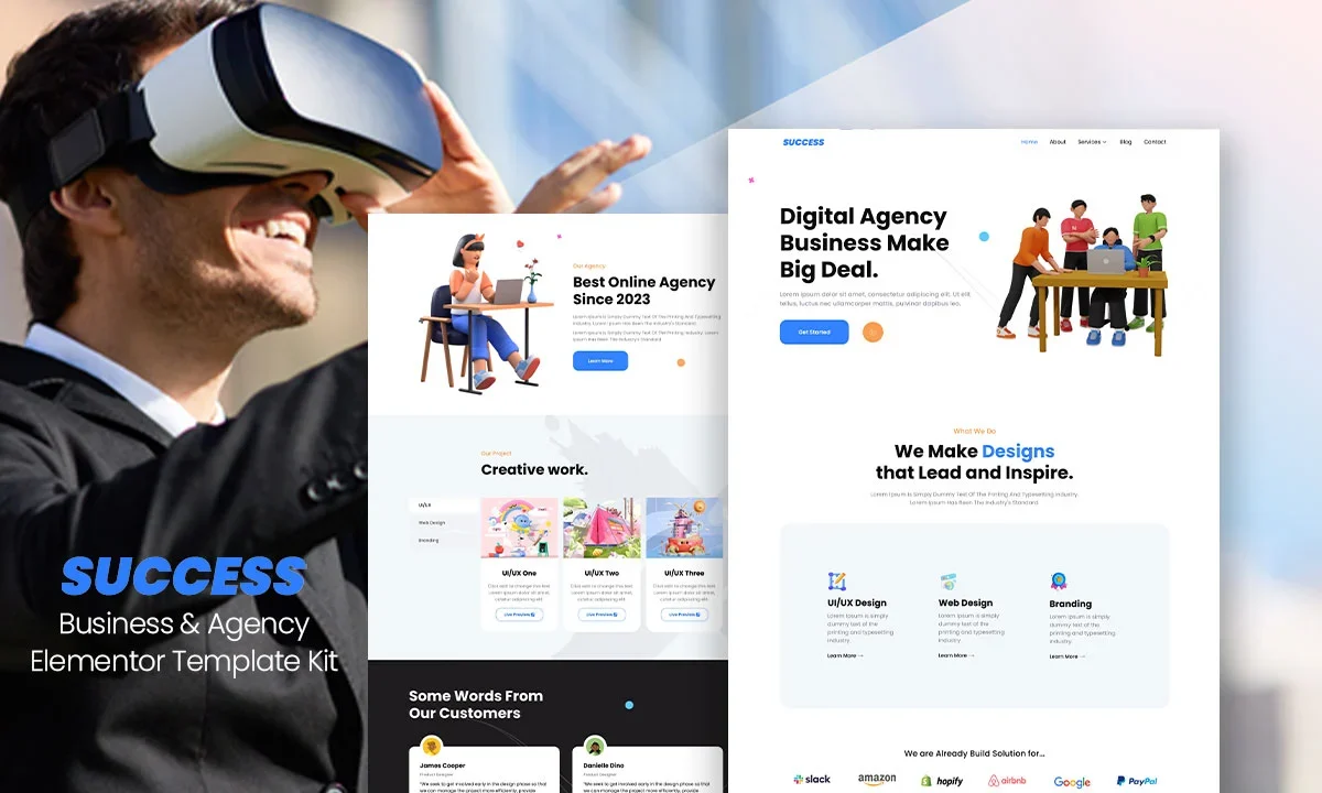 success-creative-agency-elementor-template-kit