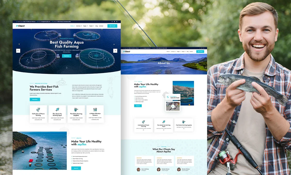 finny-aqua-farm-fishery-services-elementor-template-kit