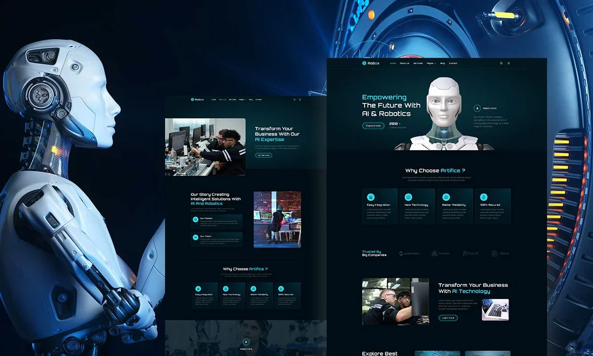 Robox – AI & Robotics Elementor Template Kit