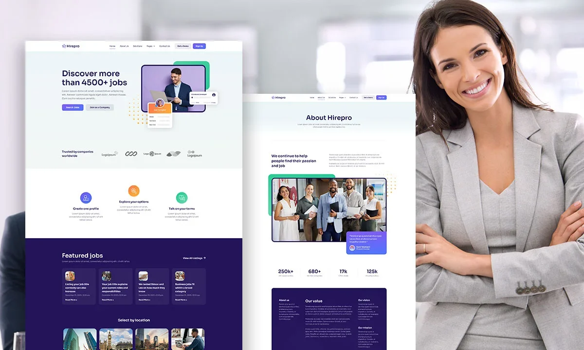 HirePro – Human Resources & Recruitment Elementor Template Kit