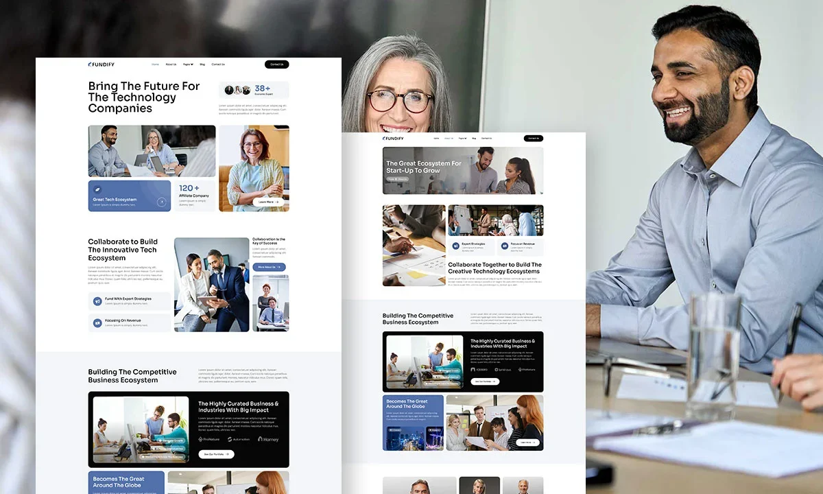 Fundify – Venture Capital & Investment Elementor Template Kit