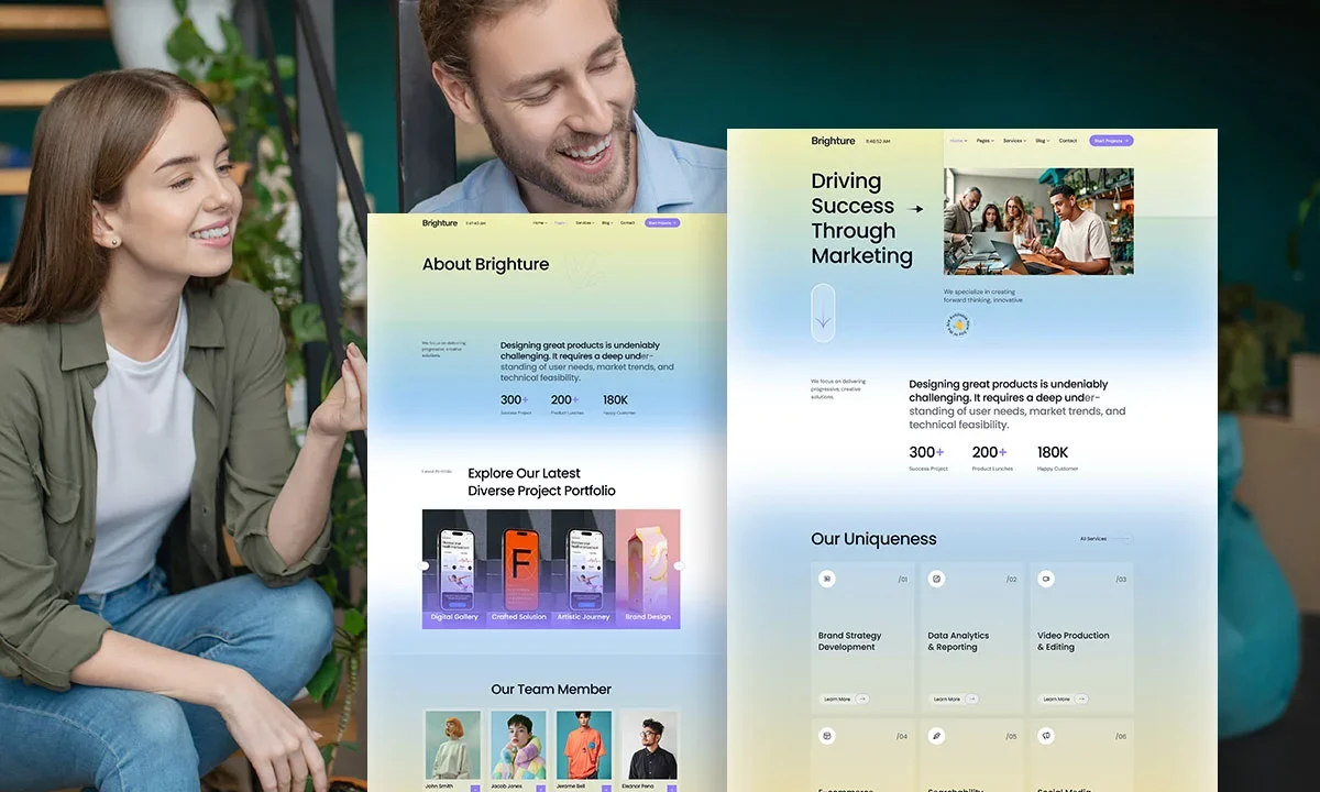 Brighture – Business & Digital Marketing Agency Elementor Template Kit