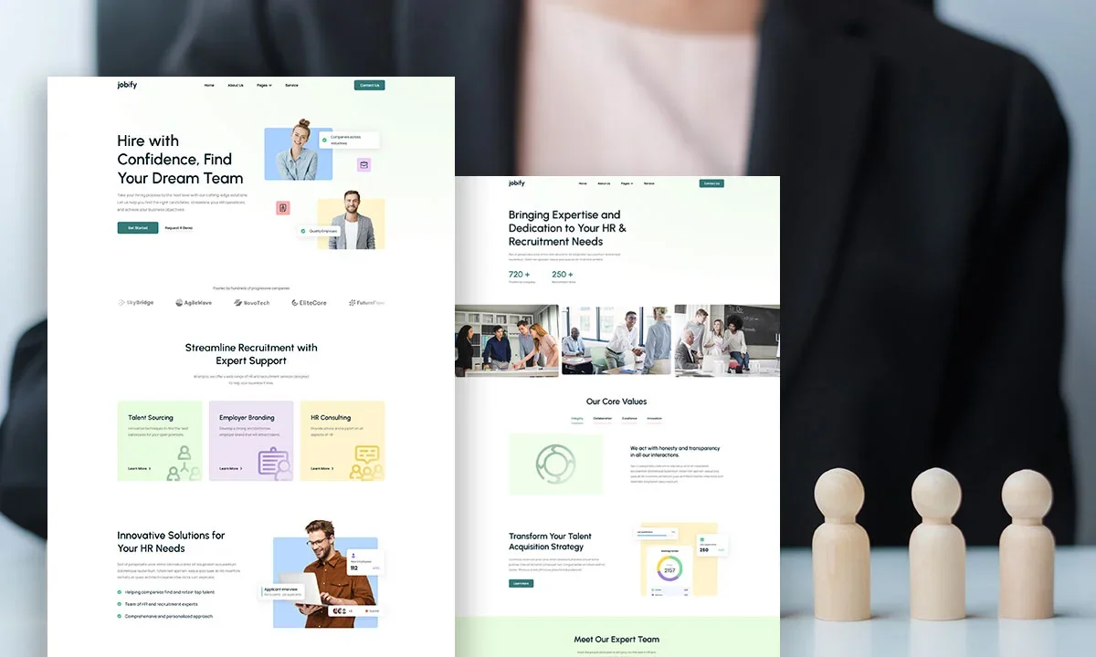 Jobify – Human Resources & Recruitment Agency Elementor Template Kit