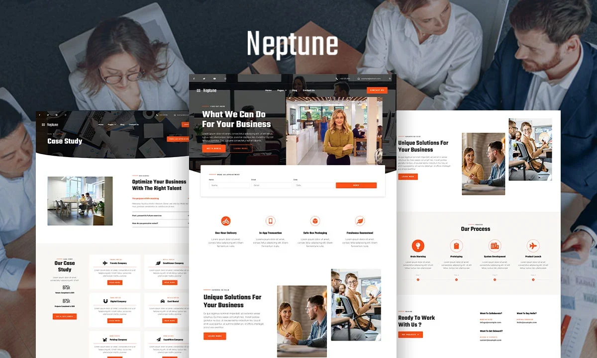 Neptune – Creative Agency Elementor Template Kit