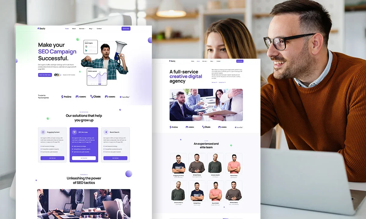 Seoly – SEO & Digital Marketing Agency Elementor Template Kit