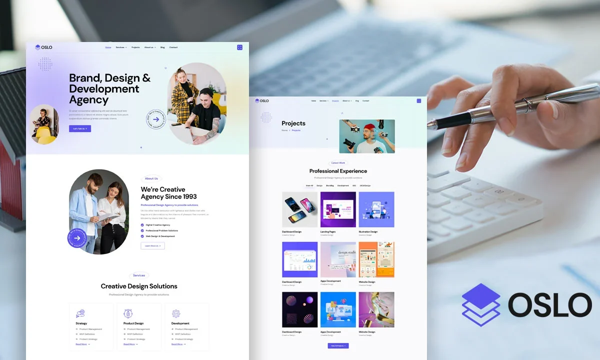 Oslo – Creative Business & Agency Elementor Template Kit
