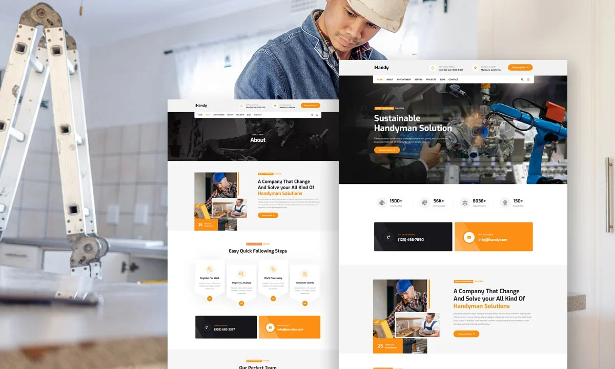 iHandy – Handyman Services Elementor Template Kit