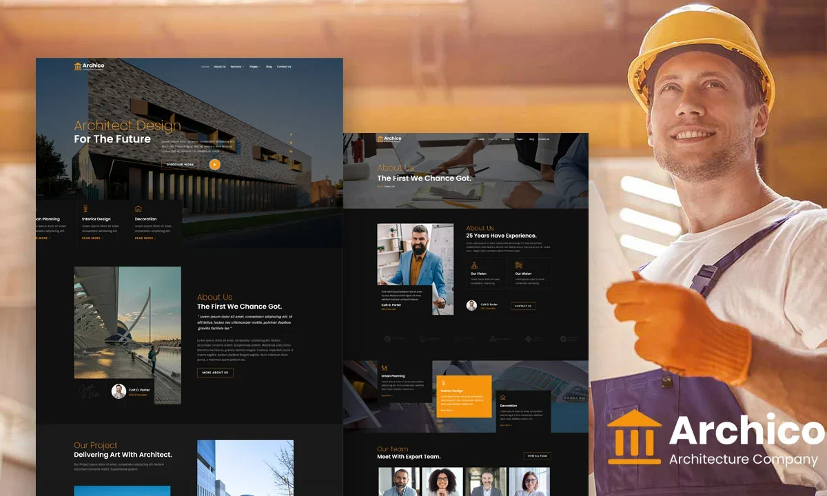 ArchiCo – Architecture & Interior Design Elementor Template Kit