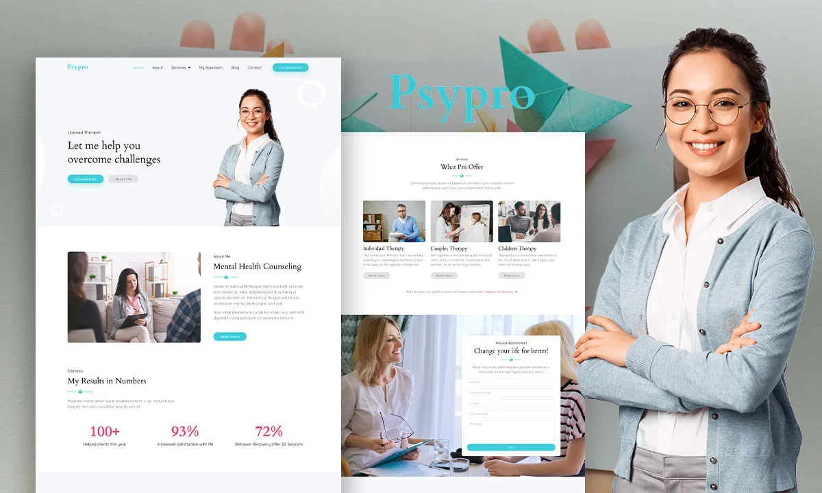 Psypro -Psychological HealthCare Elementor Template Kit