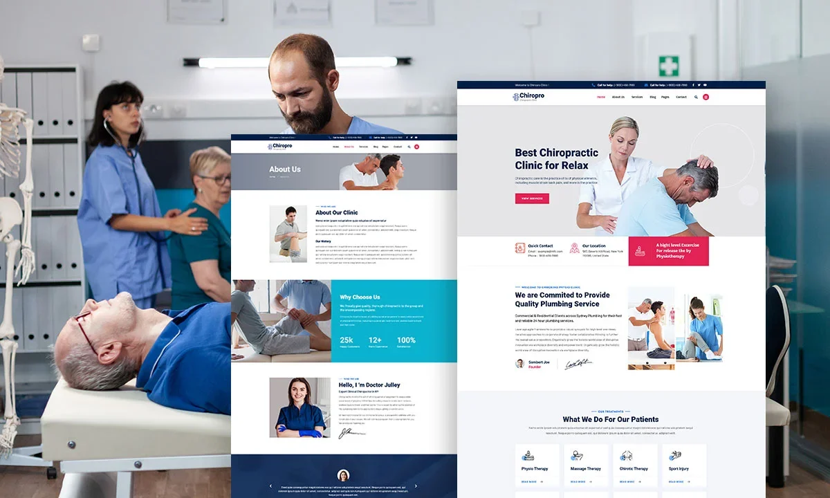 ChiroPro – Chiropractor, Physiotherapy & Orthopedics Elementor Template Kit