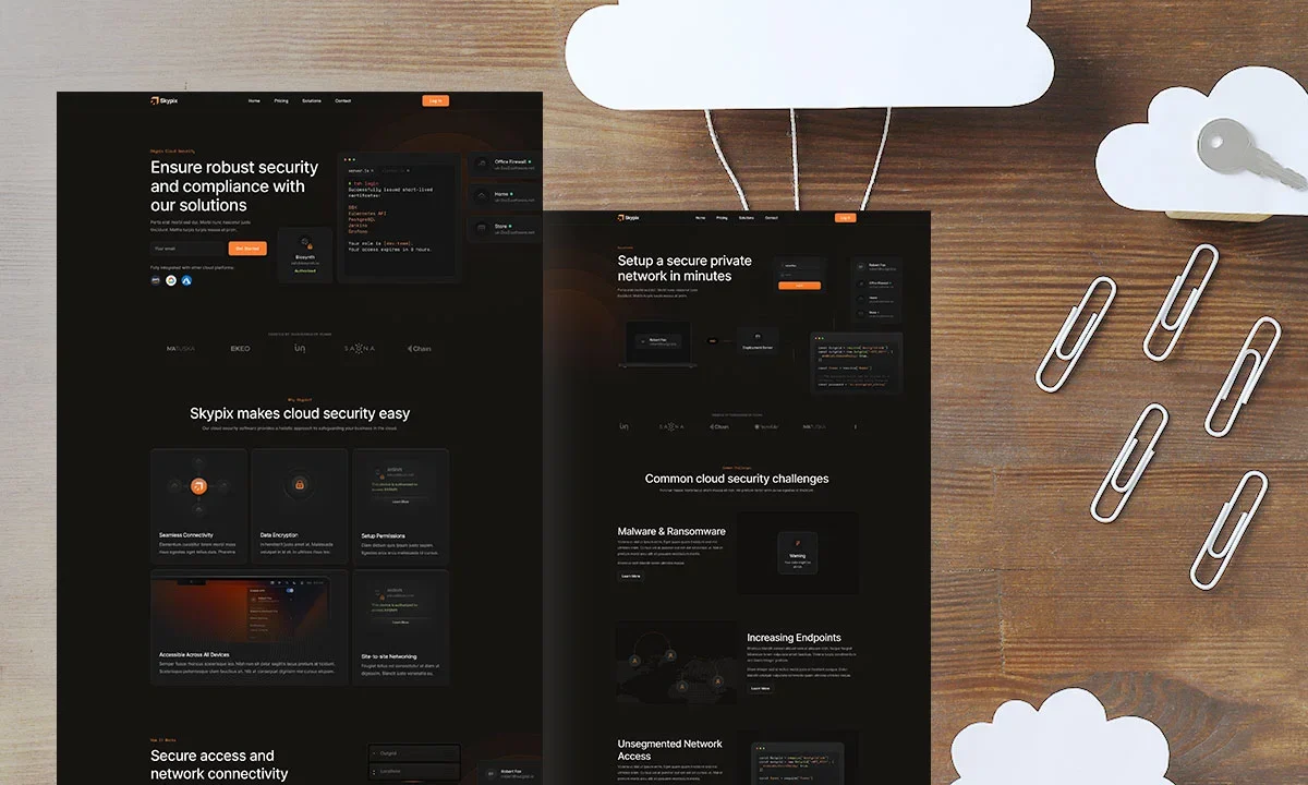Skypix – Cloud Solution Company Elementor Template Kit