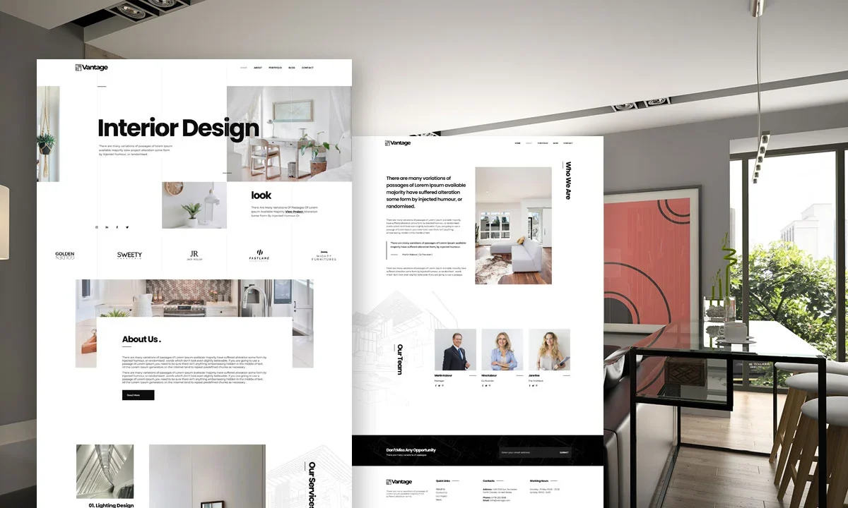 Vantage – Architecture & Interior Design Elementor Template Kit